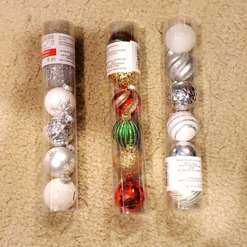 Tiny Treasures set of 3 ornaments